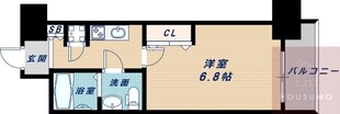 アドバンス江坂ラシュレの物件間取画像